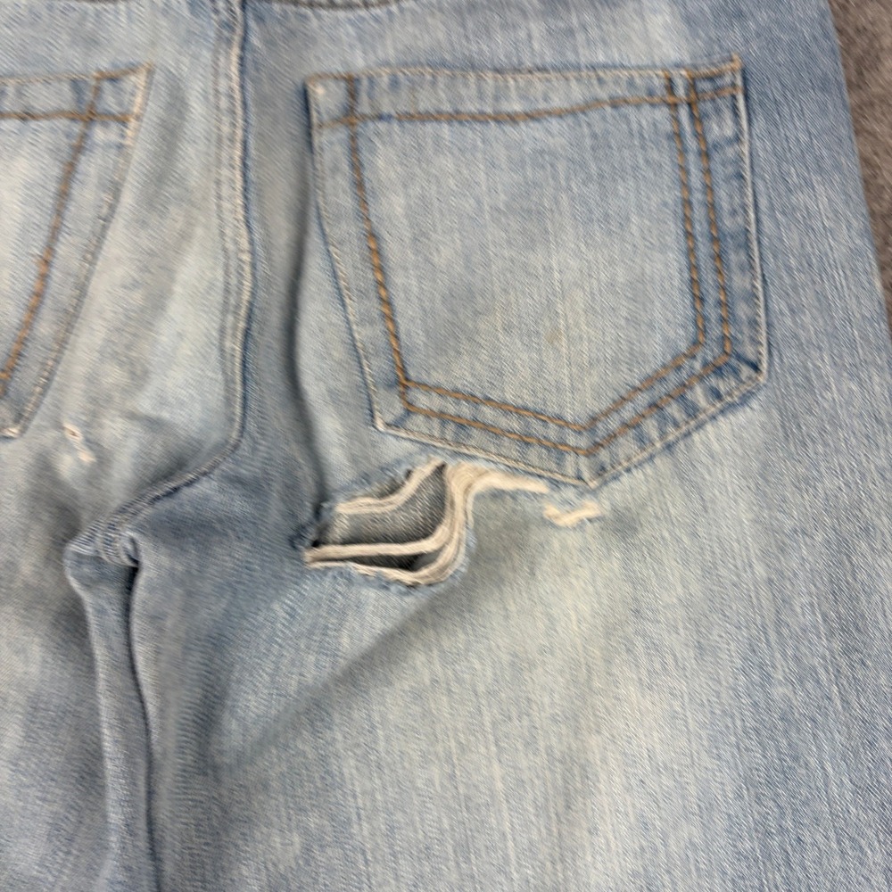 Avirex Jeans Mens 32 Light Wash Baggy Wide Leg‎ Vintage Denim Y2K Streetwear 00s - Picture 10 of 15